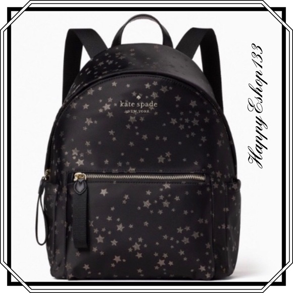 kate spade Handbags - ♠️ kate spade Chelsea Scattered Stars The Little Better Jacquard Nylon Backpack